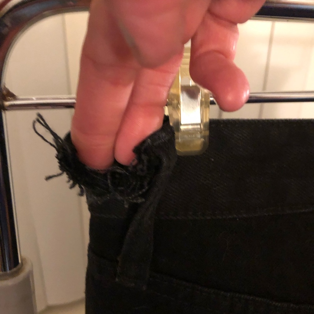 Zara Black Bootcut High-Rise Trousers - Picture 7 of 7